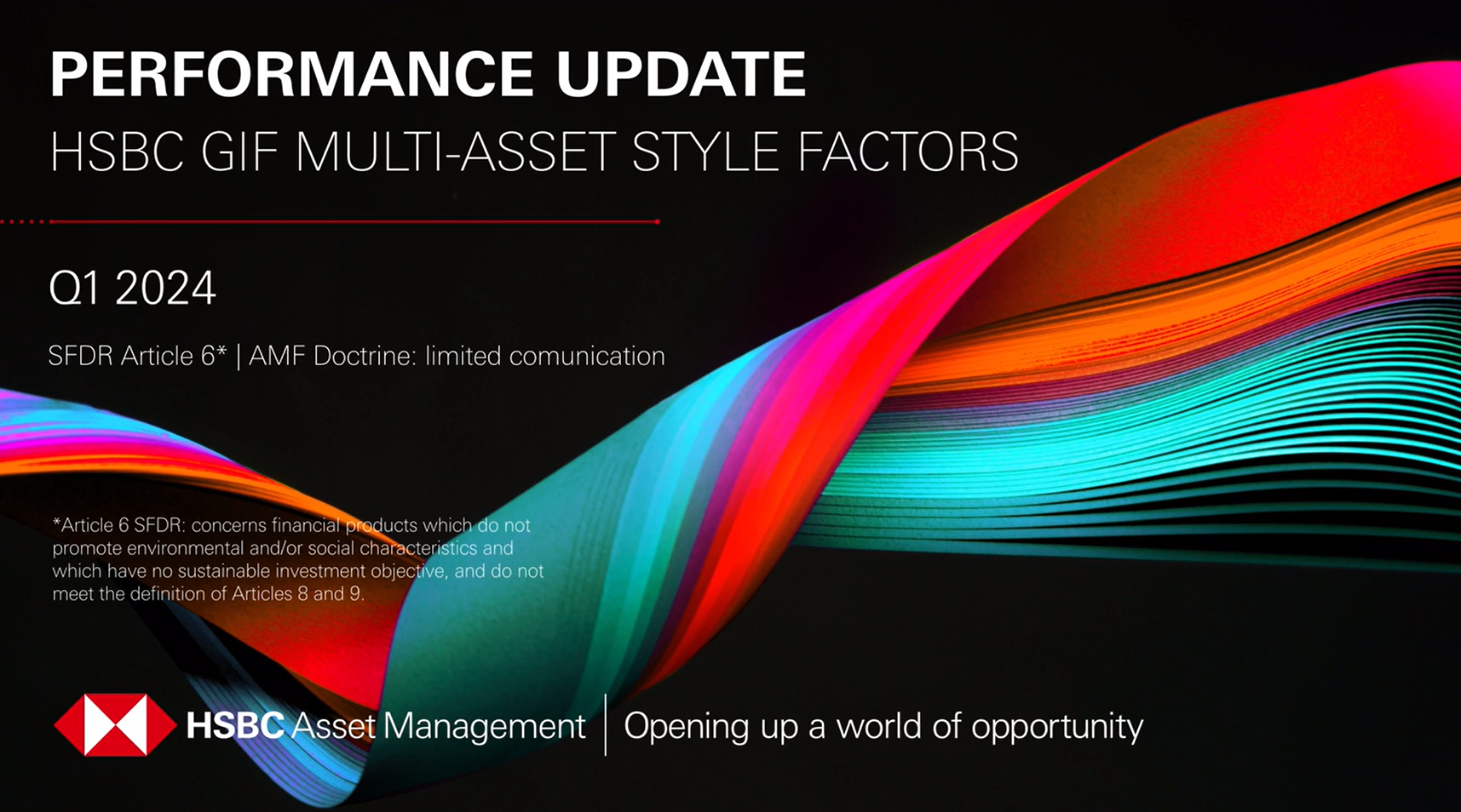 HSBC GIF Multi-Asset Style Factors: Q1 2024 update
